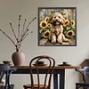 Diamond Painting-DIY Full Round Drill Garden Dog(40*40 CM)