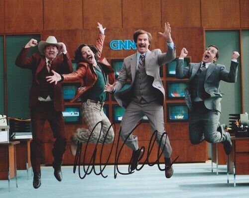 David Koechner Signed - Autographed ANCHORMAN II 8x10 inch Photo Poster painting