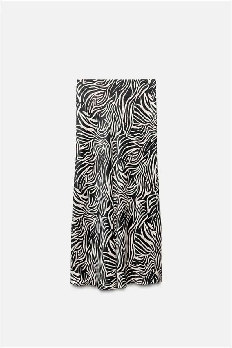 Nigikala Nigikala Women's Clothing INS Explosive Silk And Hymn Multi-Colored Half-Body Dress