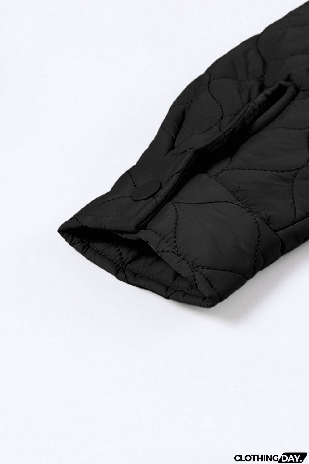 Snap Down Collared Winter Coat