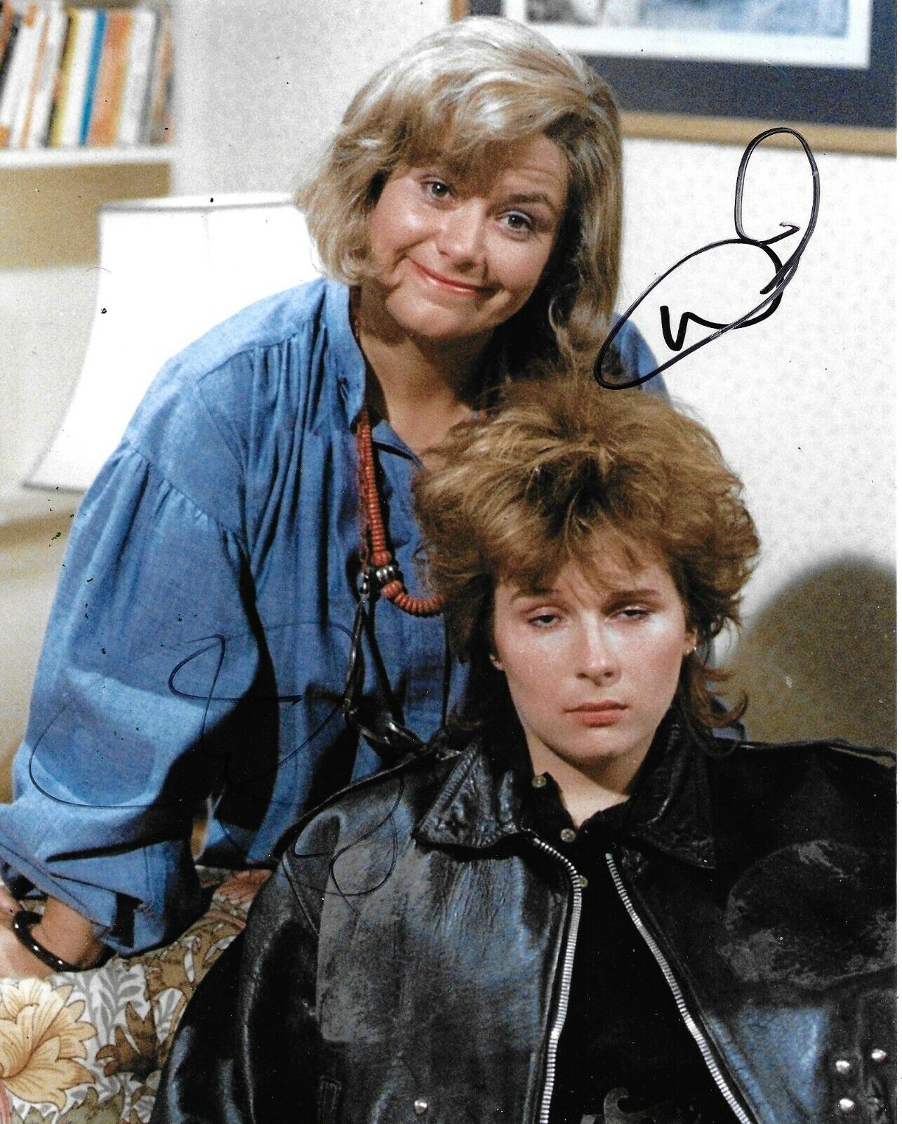 Dawn French/ Jennifer Saunders Signed 10x8 Photo Poster painting AFTAL