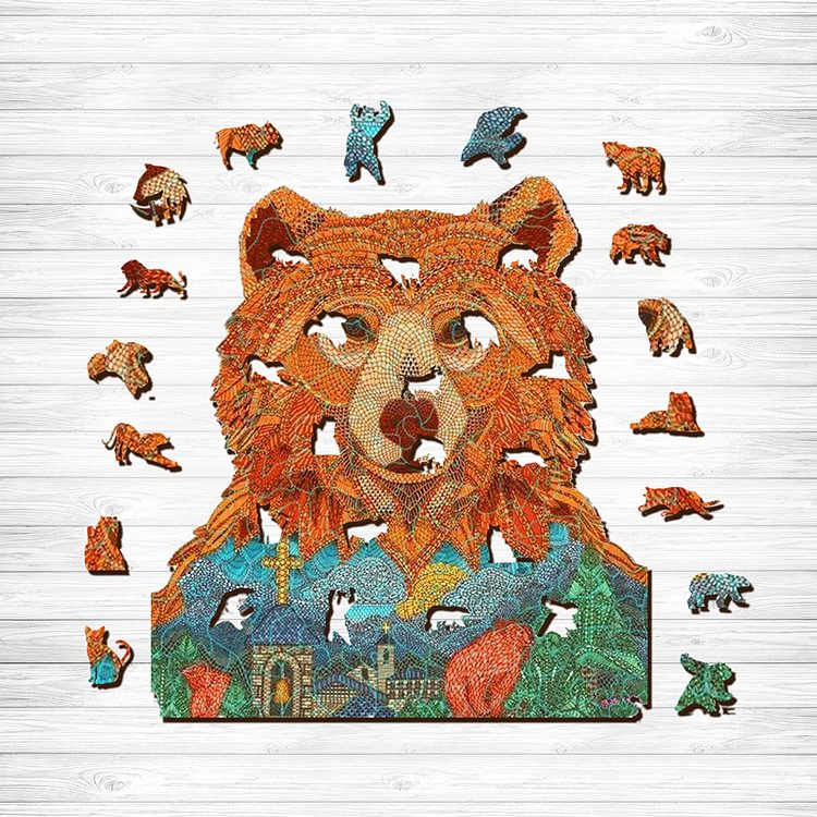 Sunnypuzzle™-Huge bear Jigsaw Puzzle