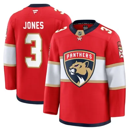 Youth Florida Panthers #3 Seth Jones Red Authentic Home Jersey