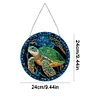 >SALE<Stained Glass Animal Diamond Drawing Hanging Ornament Turtle Window Suncatcher