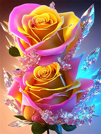 Diamond Painting - Full Round/Square Drill - Rose (30*40 - 50*60cm)