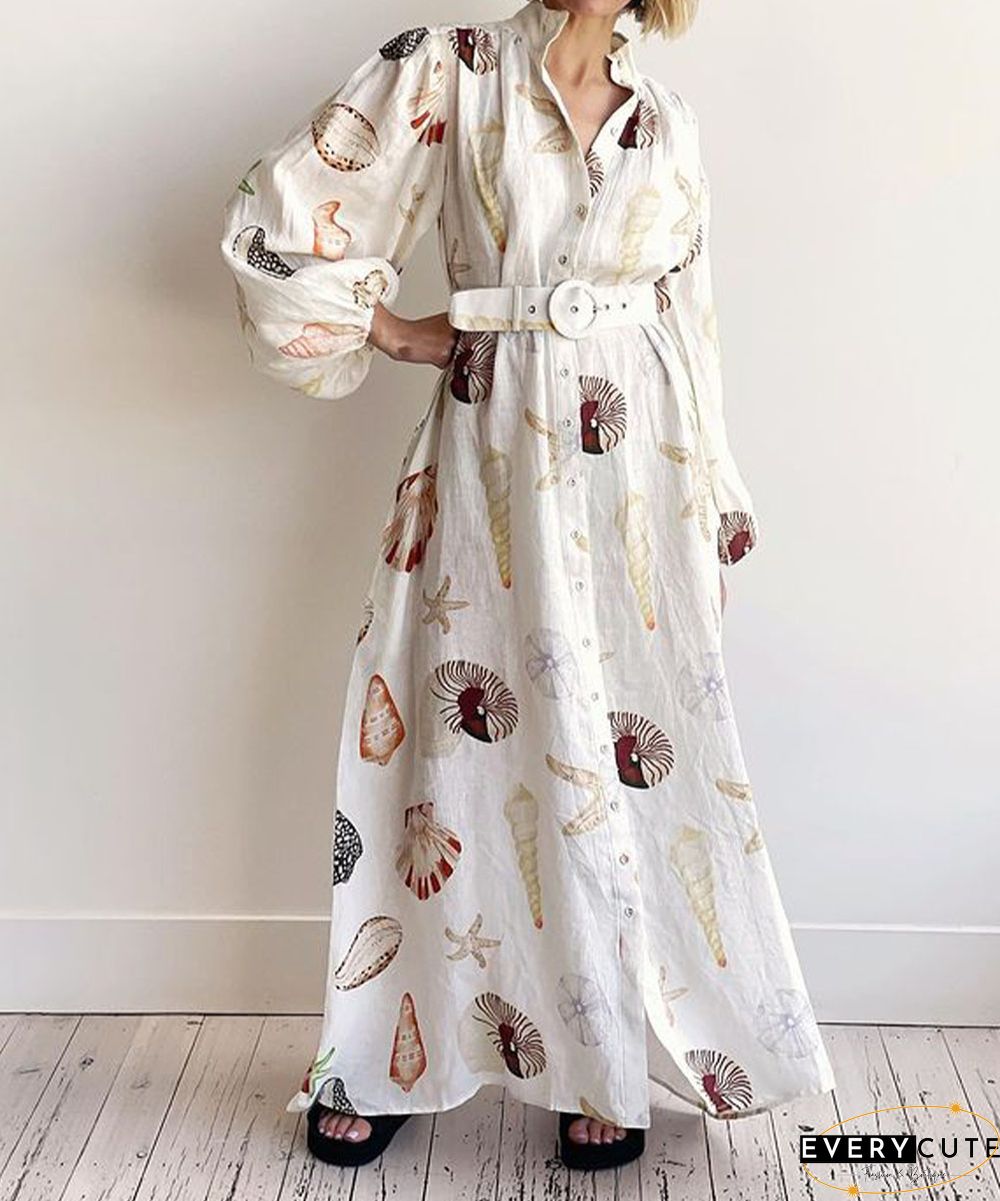 Airlie Maxi Dress - Shell Print main image 1