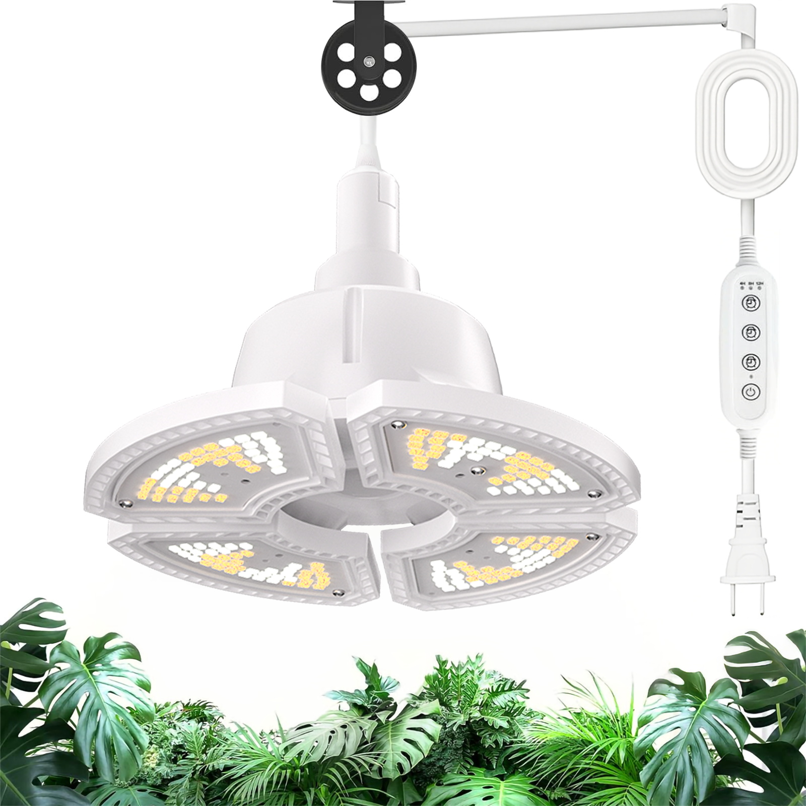 RDJ Bouns Hanging 80W UFO Grow Light for Indoor Plants