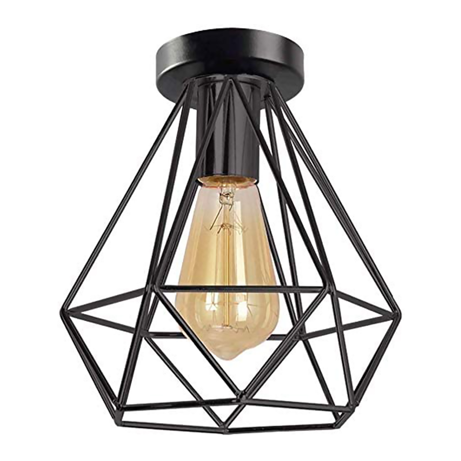 

Lamp Guard Cage, Industrial Vintage Fixture Ceiling Light E27 Holders Cage, 501 Original