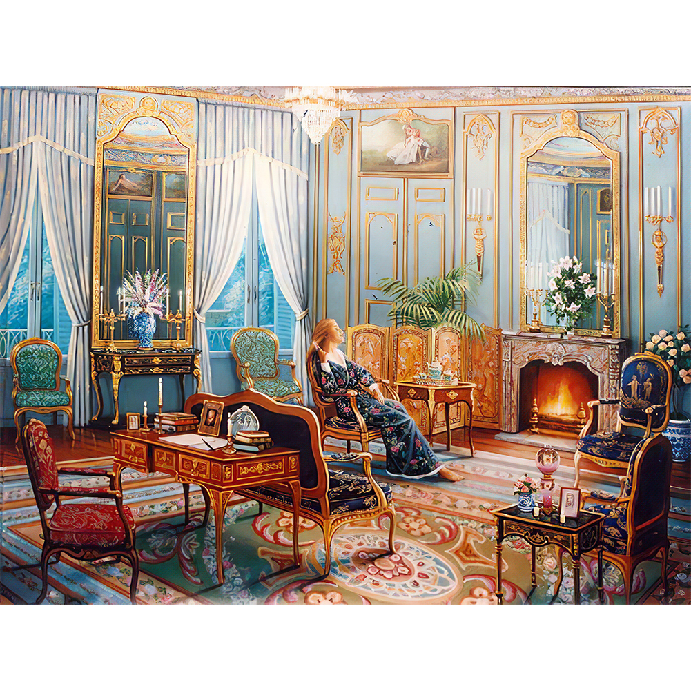 

Houses - Round Drill Diamond Painting - 50*40CM, 501 Original