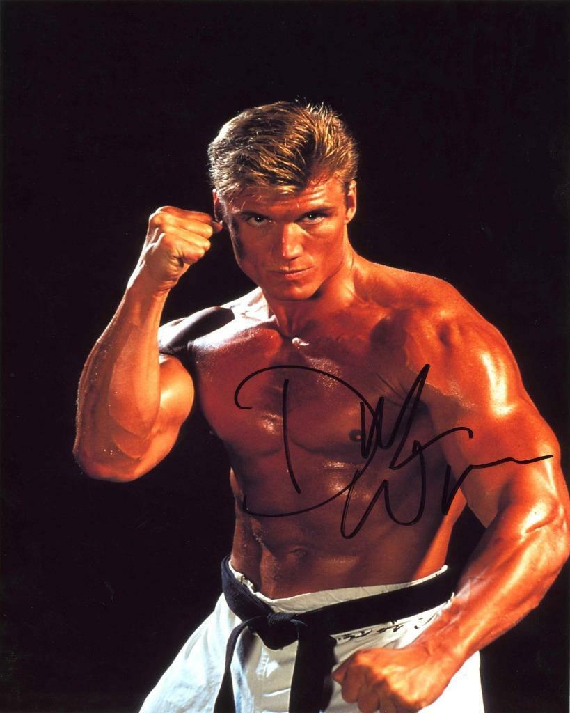 Dolph Lundgren Showdown in Little Tokyo SIGNED AUTOGARPHED 10X8REPRO Photo Poster painting PRINT