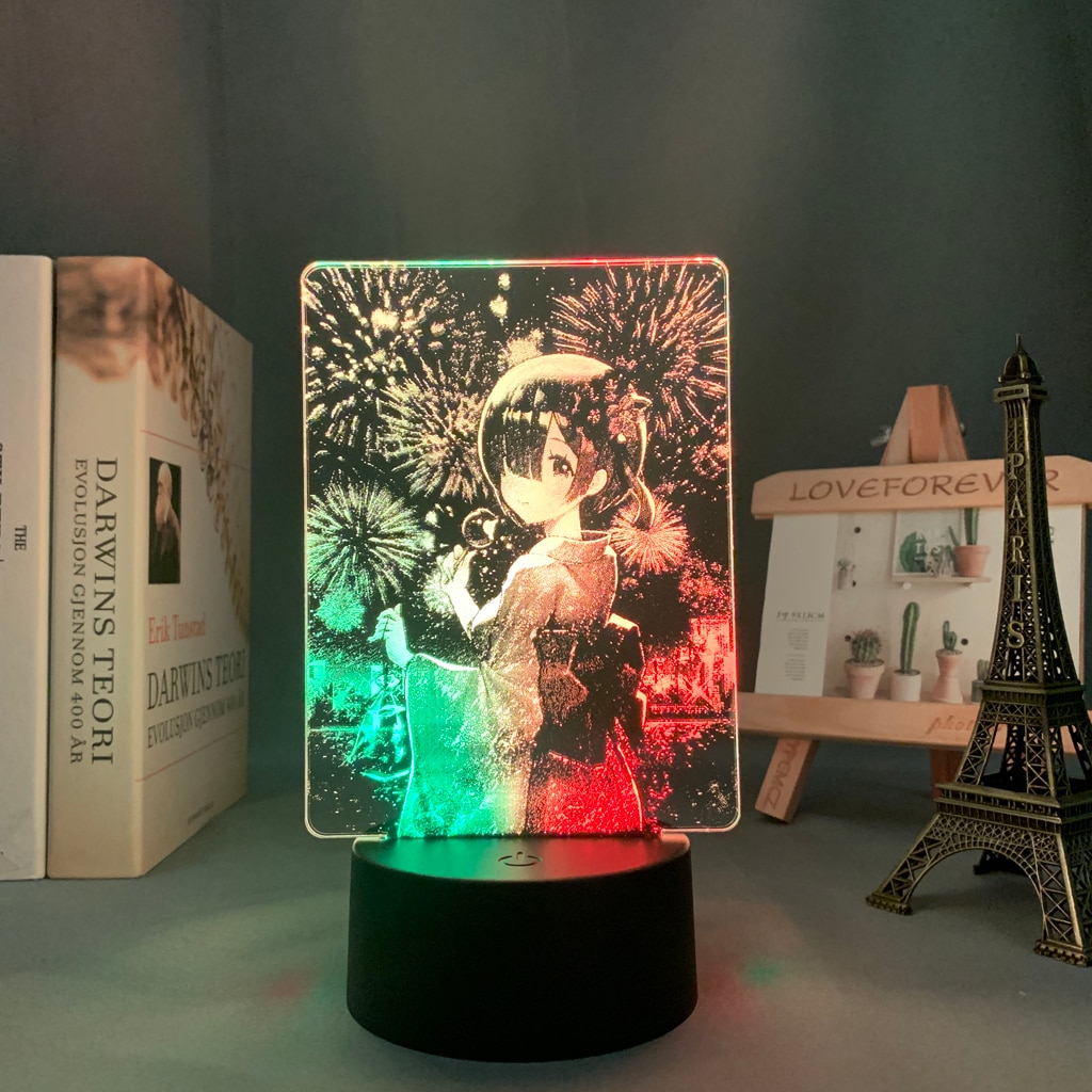 

Anime Re Zero - LED Night Light, 7 colors no remote, 501 Original