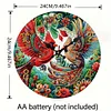 Diamond Painting Christmas Cardinal Wall Clock