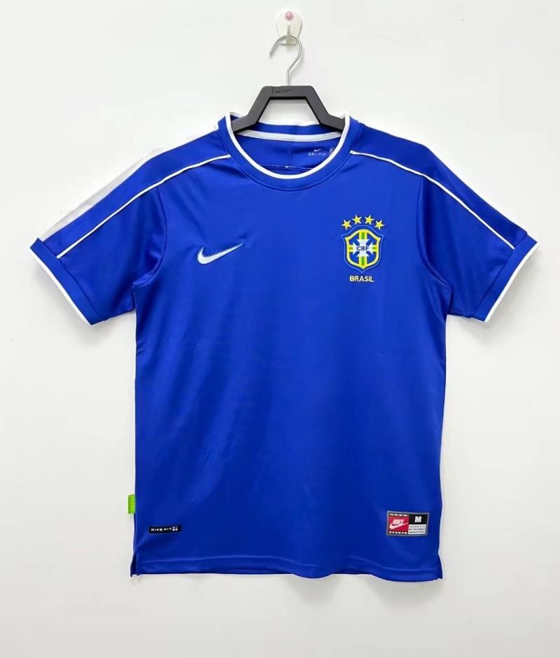 1998 Retro Brazil Away Soccer Jersey 1:1 Thai Quality jersey|football shirt|football kit