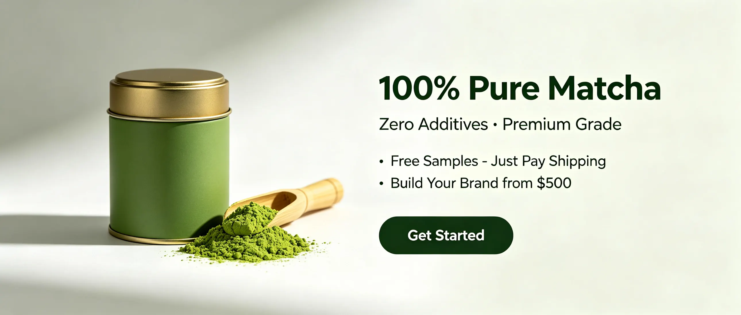 100% Pure Matcha Premium Grade Private Label Wholesale