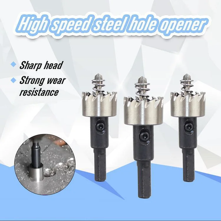 High Speed Steel Sawtooth Hole Opener(1 Set)