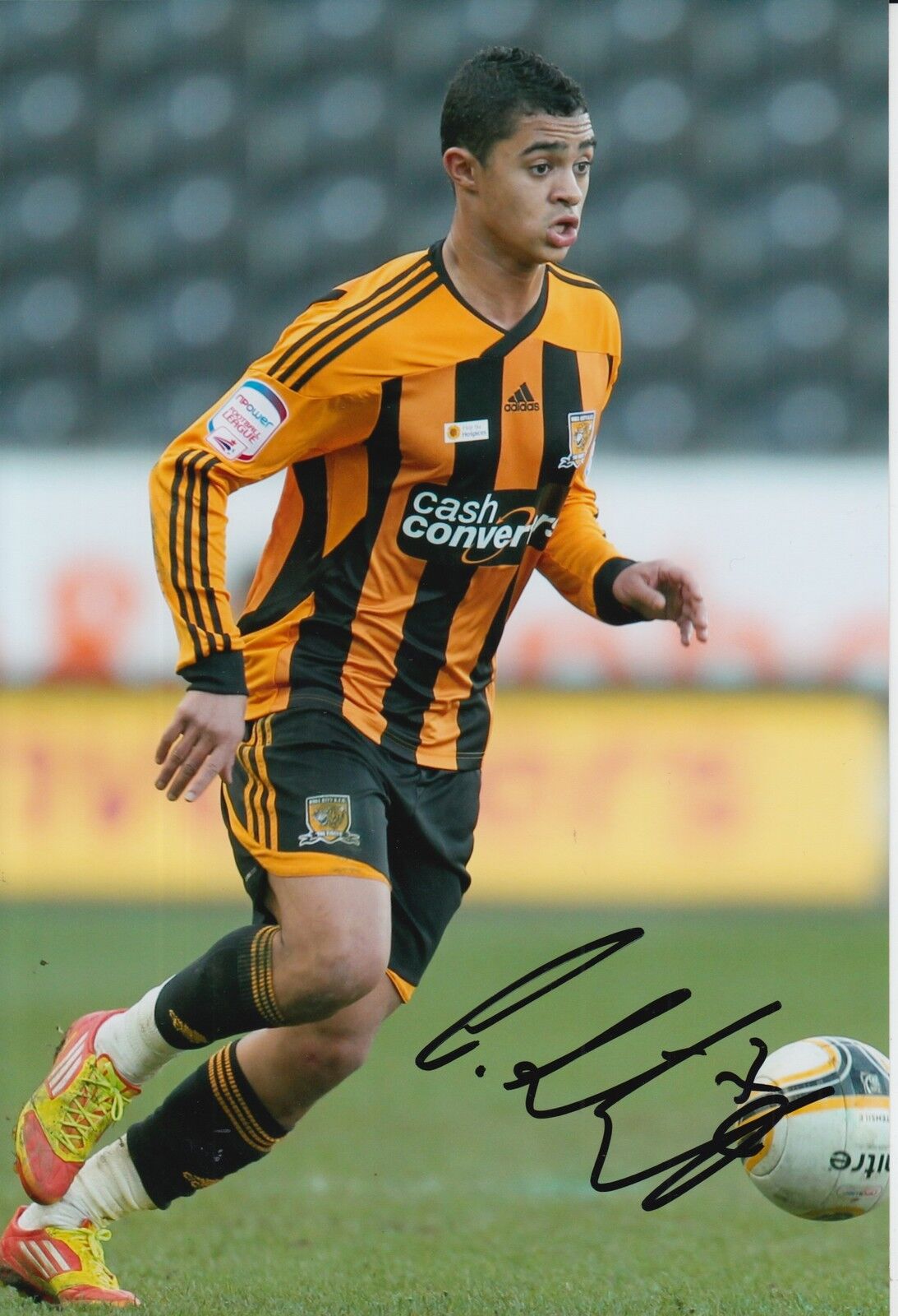 HULL CITY HAND SIGNED CAMERON STEWART 12X8 Photo Poster painting 1.