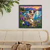 Diamond Painting -5D Full Round Drill Australian Shepherd Puppy(40x40cm)