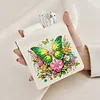 Diamond Painting Green Butterfly PU Storage Bag Coin Purse