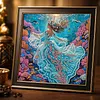 Ocean Beauty Partial Drill Diamond Painting Kit 5D Beauty Figure 30x30cm