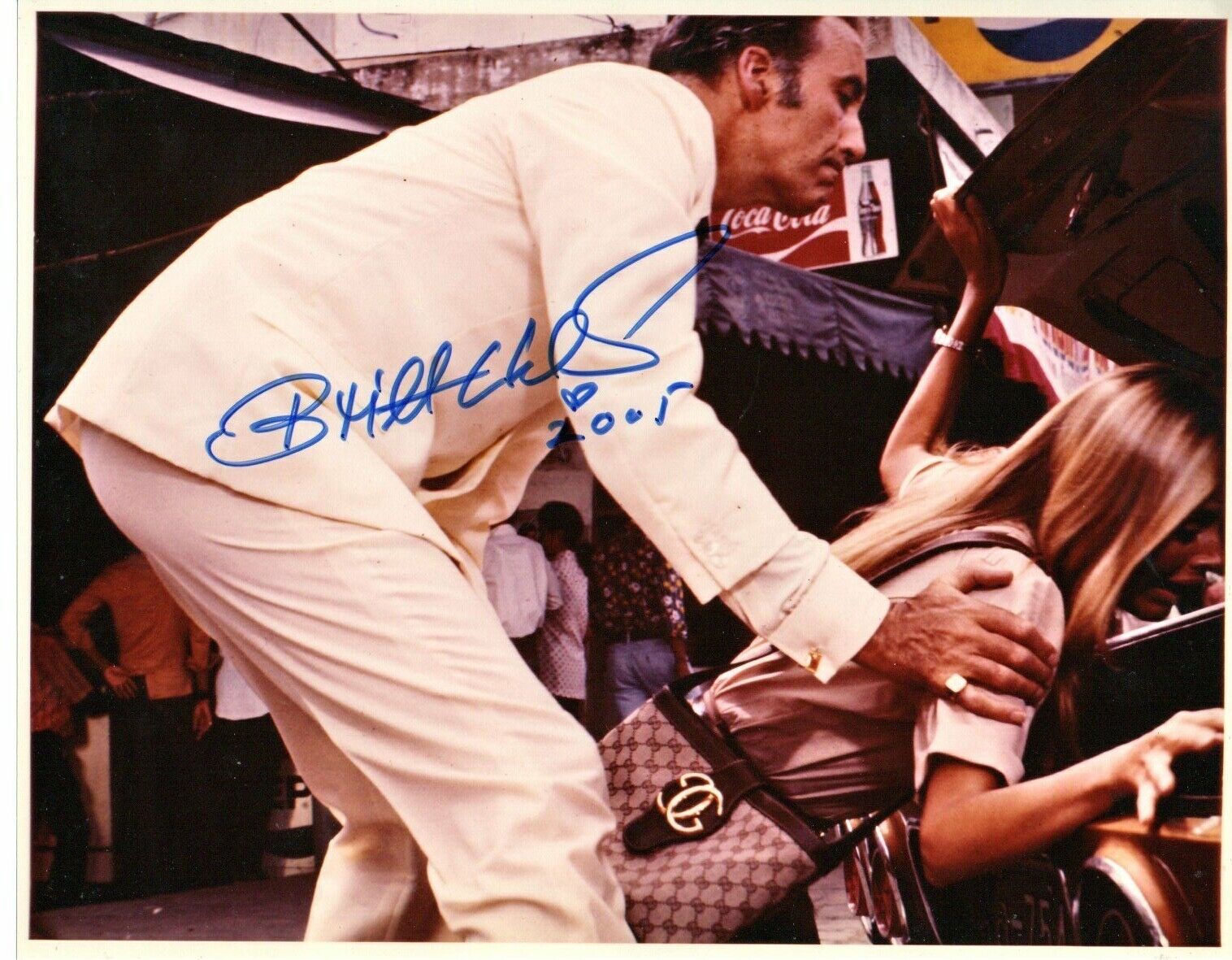 Genuine Hand Signed Britt Ekland Photo Poster painting 10 x 8 Photo Poster painting  James Bond C/W COA