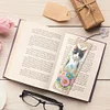 3Pcs Diamond Painting Cat Flower Bookmark for Book Lovers