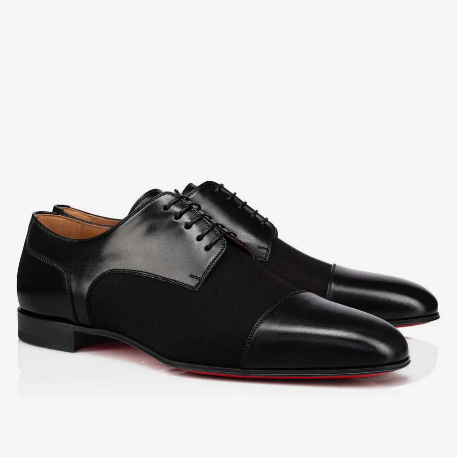 Merumote Gentleman's Oxford  Shoes Red bottom Classic Brogue Formal Party Wedding Shoes-MERUMOTE