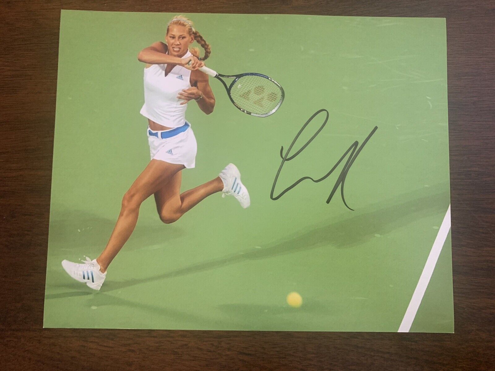 Anna Kournikova signed 8x10 Photo Poster painting Autographed Tennis Sexy Hot