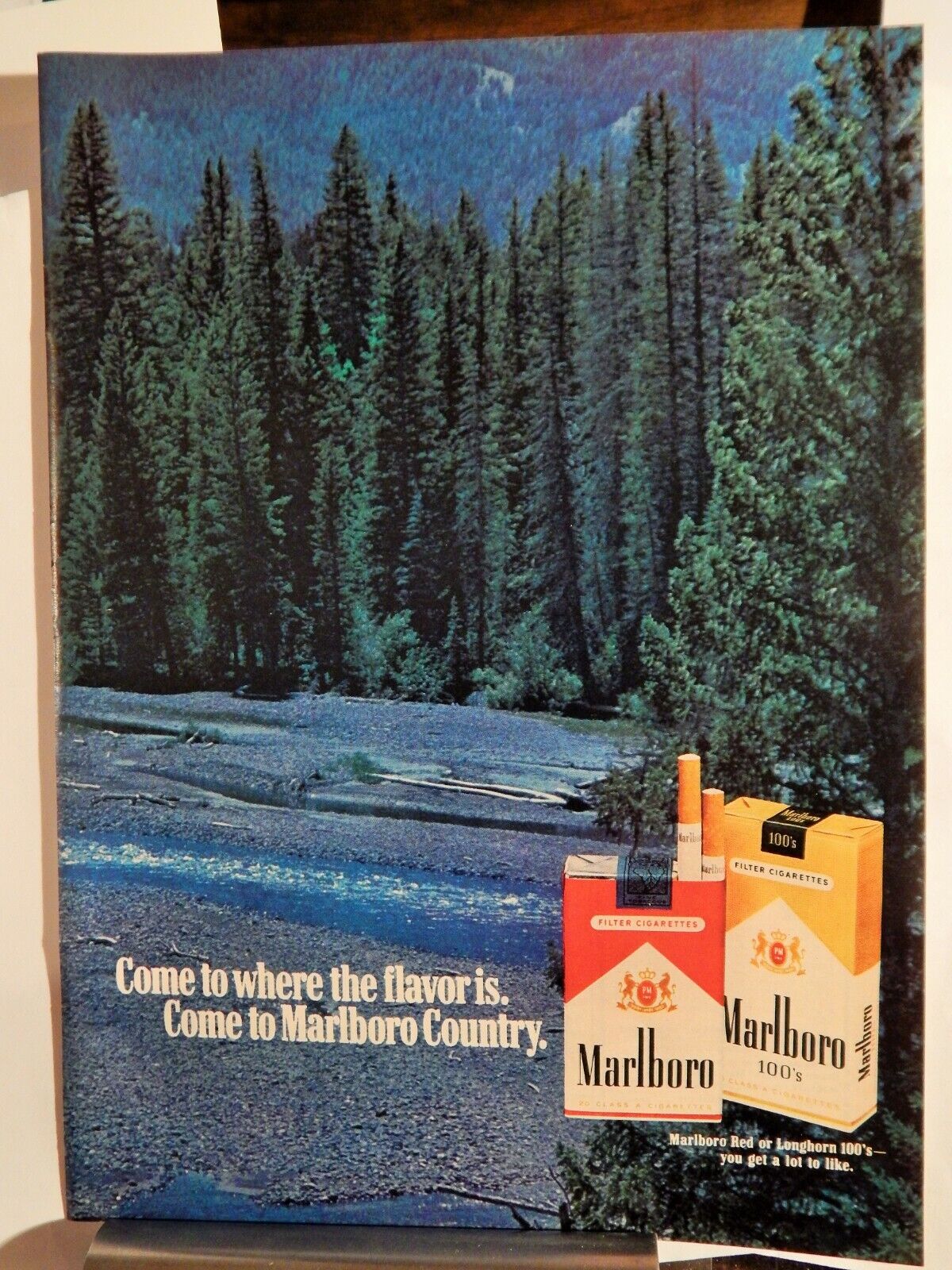 MARLBORO CIGARETTES 1973 Photo Poster painting AD, SOUGHT EPHEMERA