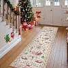 🎅🎄Tapis de No&euml;l Doux et Antid&eacute;rapant pour la D&eacute;coration de la Maison