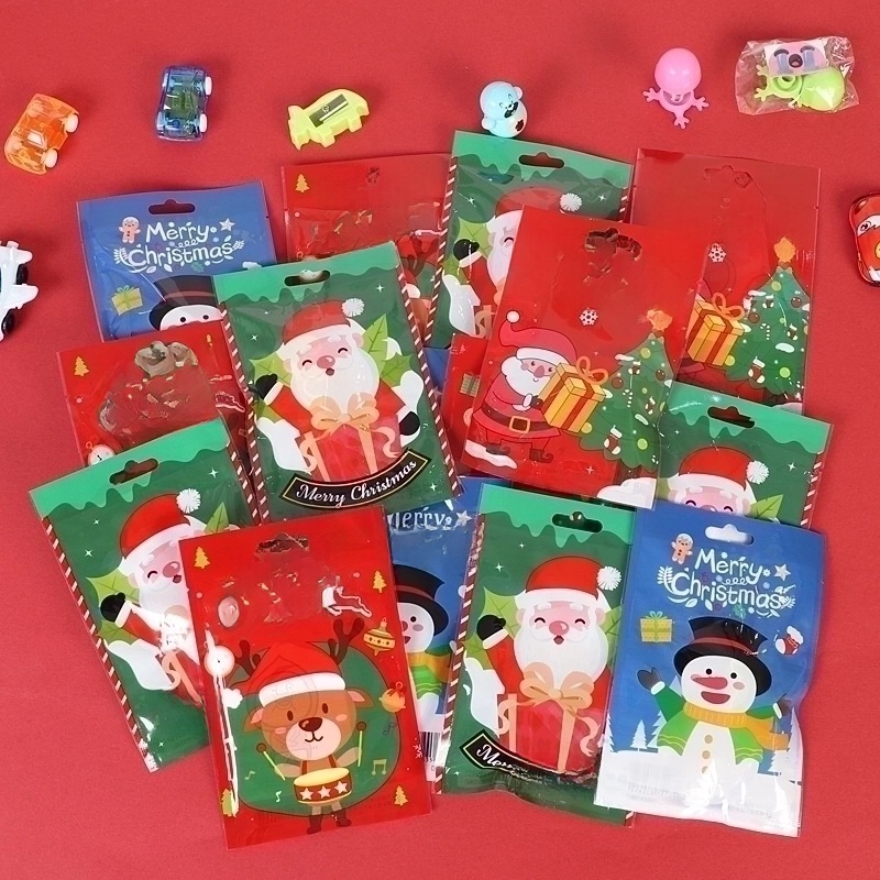 Christmas Cartoon Plastic Party Party Packs