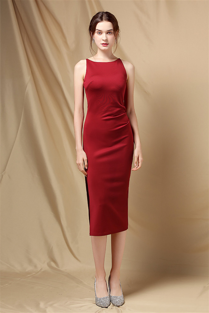 Classy Simple Design Sheath Evening Prom Dress Sleeveless Online YE0100 - lulusllly