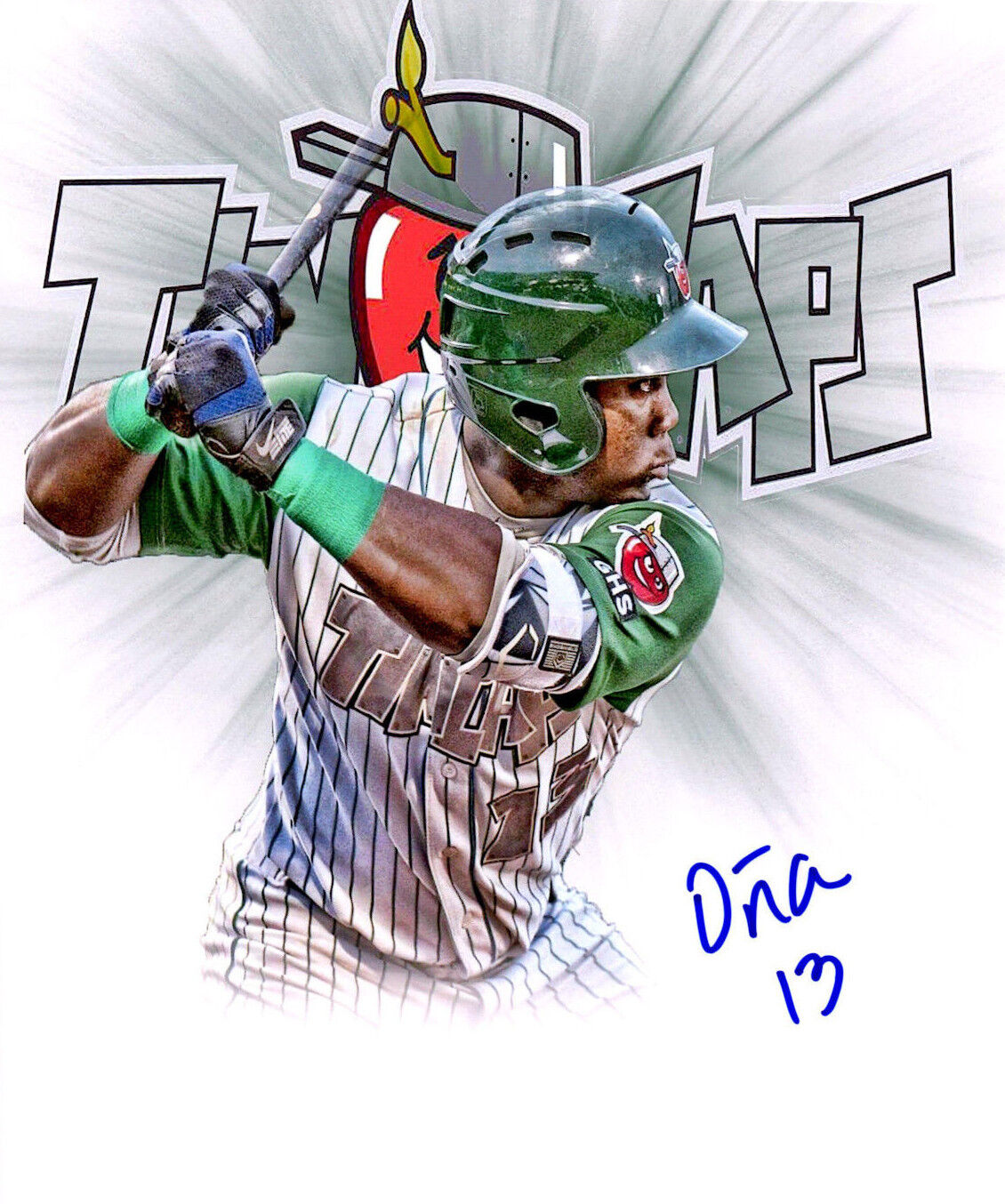 Jordge Ona San Diego Padres Signed 8x10 Photo Poster painting Autographed Ft. Wayne Tincaps b