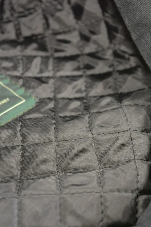 KERRY WAX FLAT CAP - BLACK