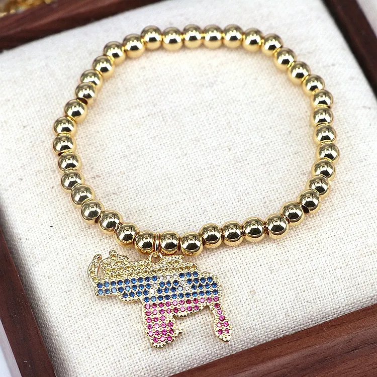 Venezuelan Map Inspired Beaded Bracelet