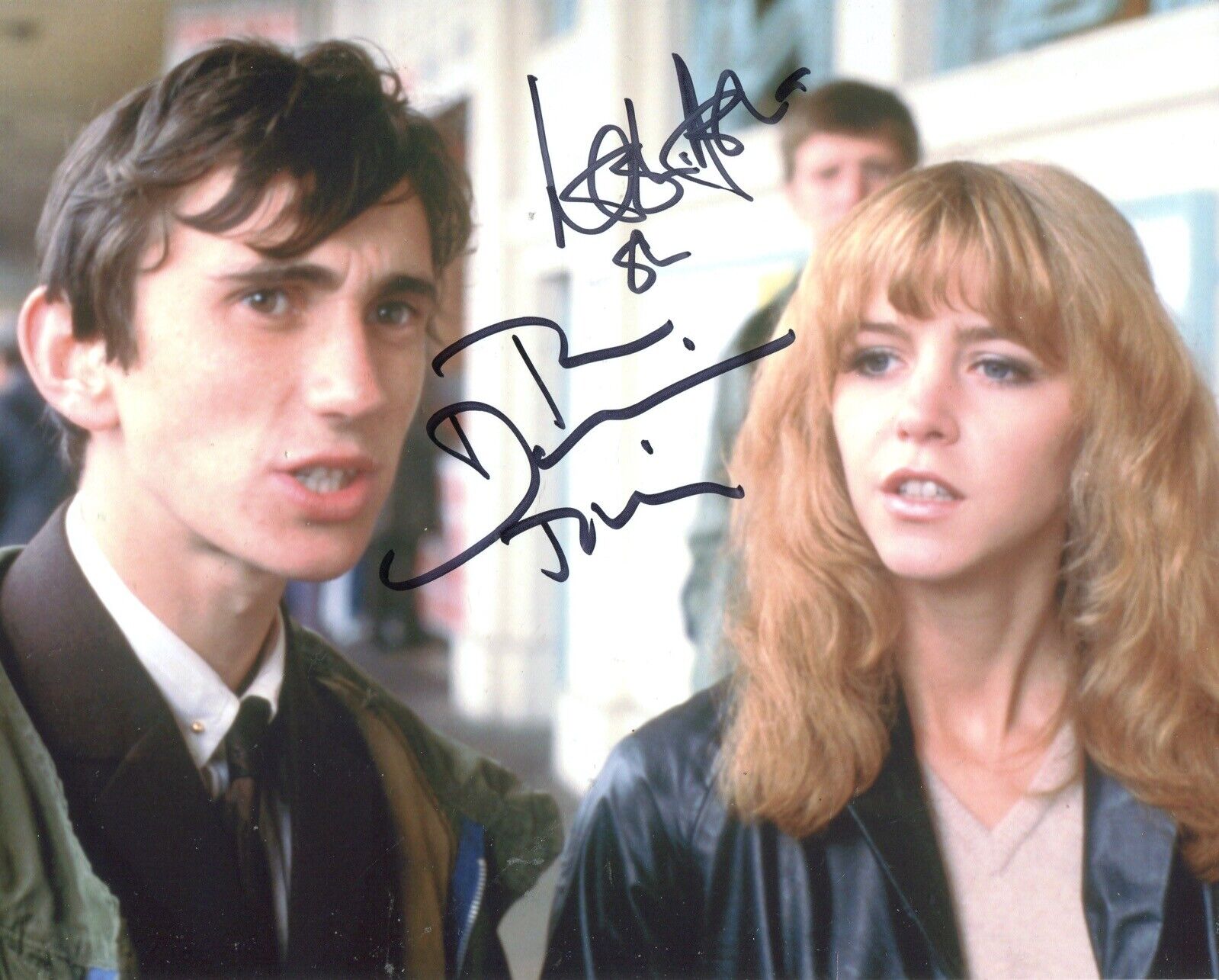 QUADROPHENIA scene signed Phil Daniels & Leslie Ash + Photo Poster painting PROOF - UACC DEALER