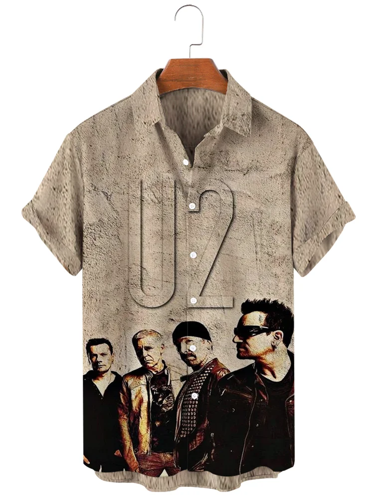 Teecade Teecade U2 Art Print Shirt