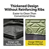 Folding Collapsible Toilet for Adults & Kids Emergency Toilet with Lid & Reusable for Camping Travel Outdoor Car RV & Emergency Use