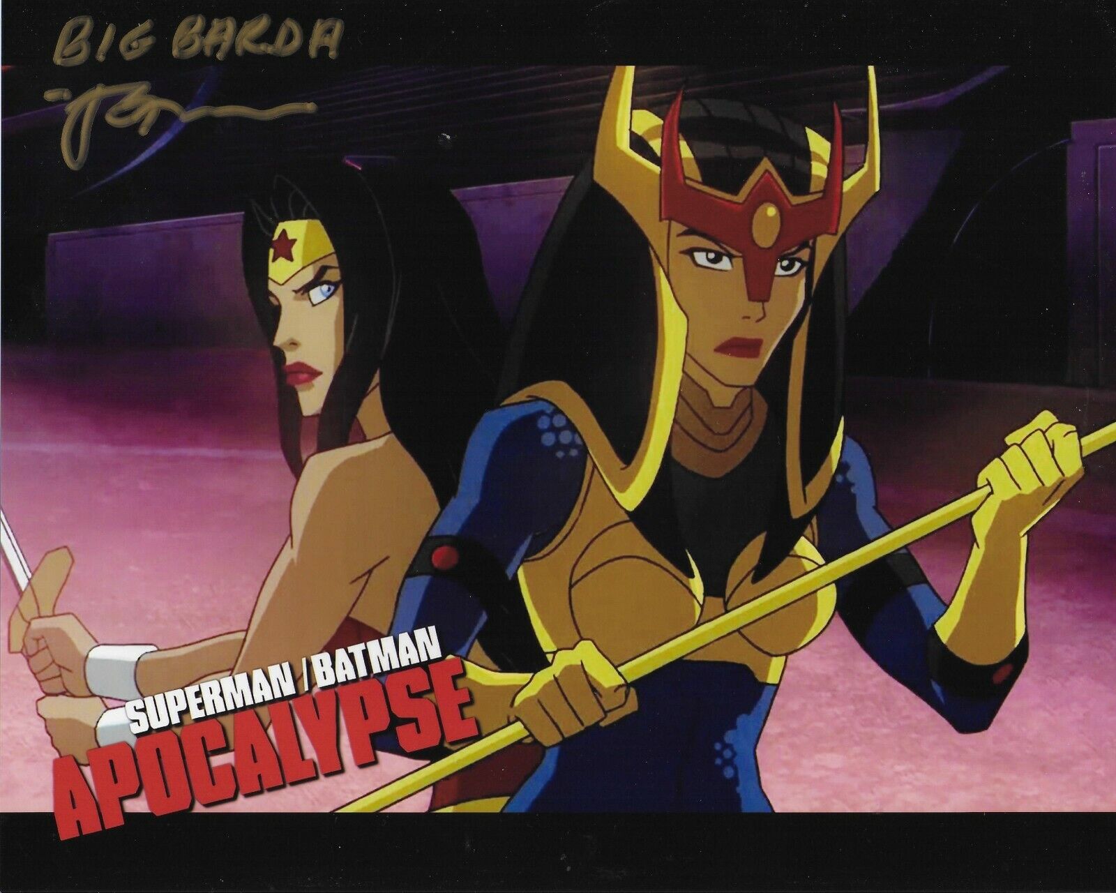 Julianne Grossman Superman Batman Apocalypse Original Autographed 8X10 Photo Poster painting