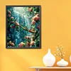 Flower And Bird Waterfall-11CT Stamped Cross Stitch 45*55cm/17.72*21.65in