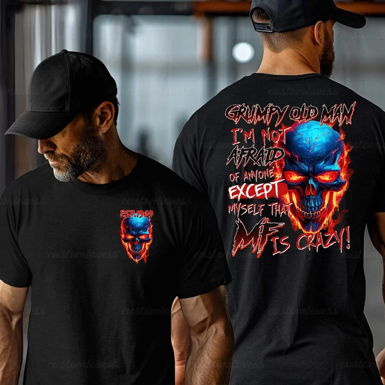 Custom Year Grumpy Old Man T-Shirt