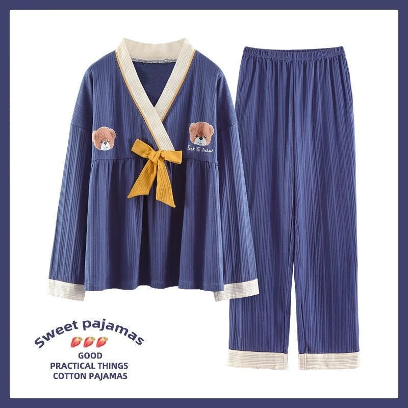 Women's Comfortable Pajamas 2-piece Set Princess Cute Girly Style