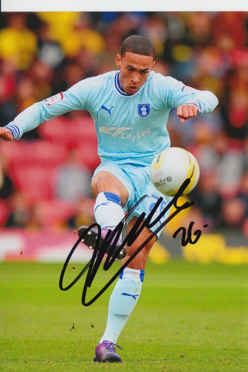 COVENTRY CITY HAND SIGNED JORDAN CLARKE 6X4 Photo Poster painting 2.