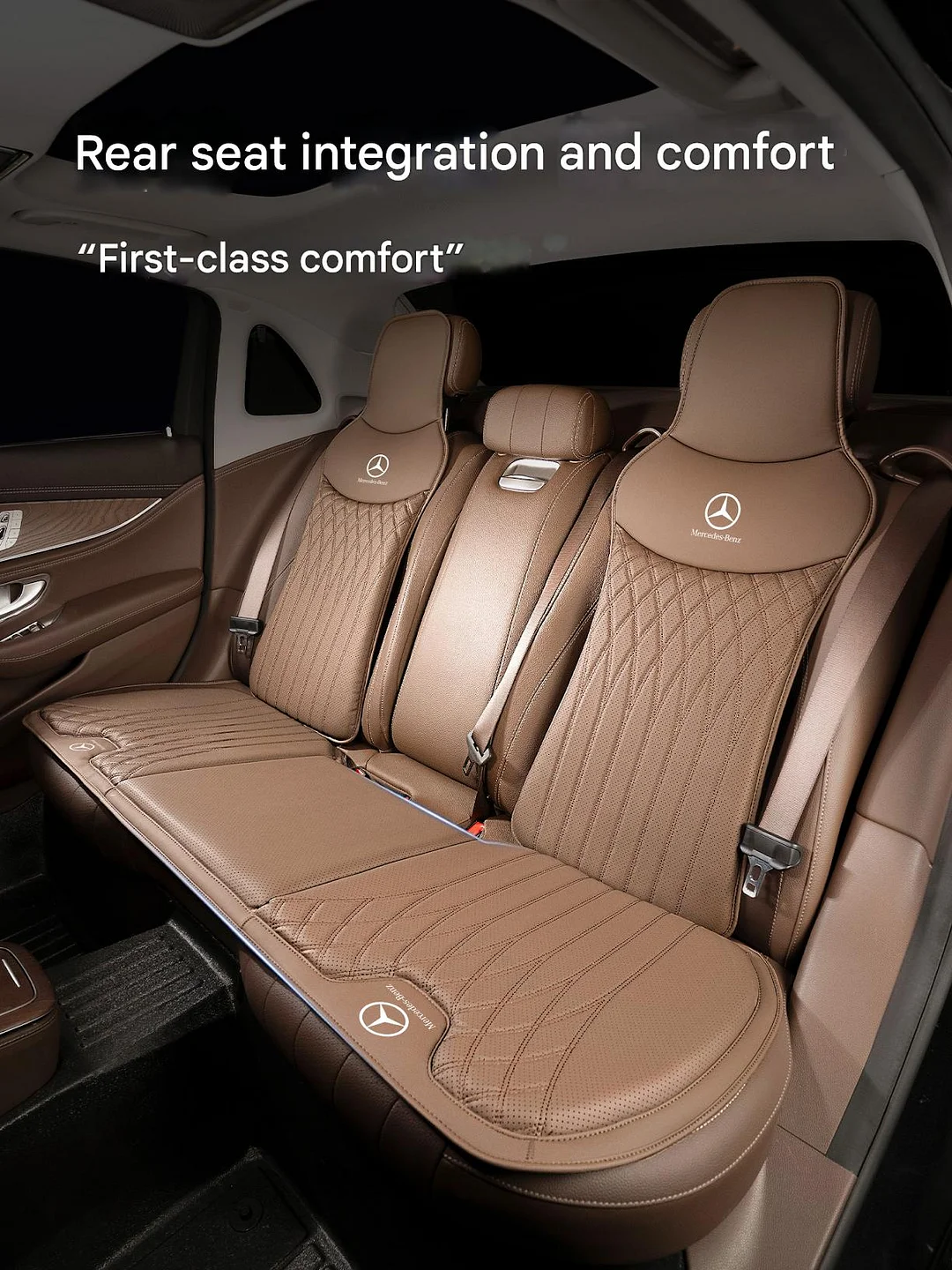 All-Season Universal Nappa leather Seat Cushions (with Logo)