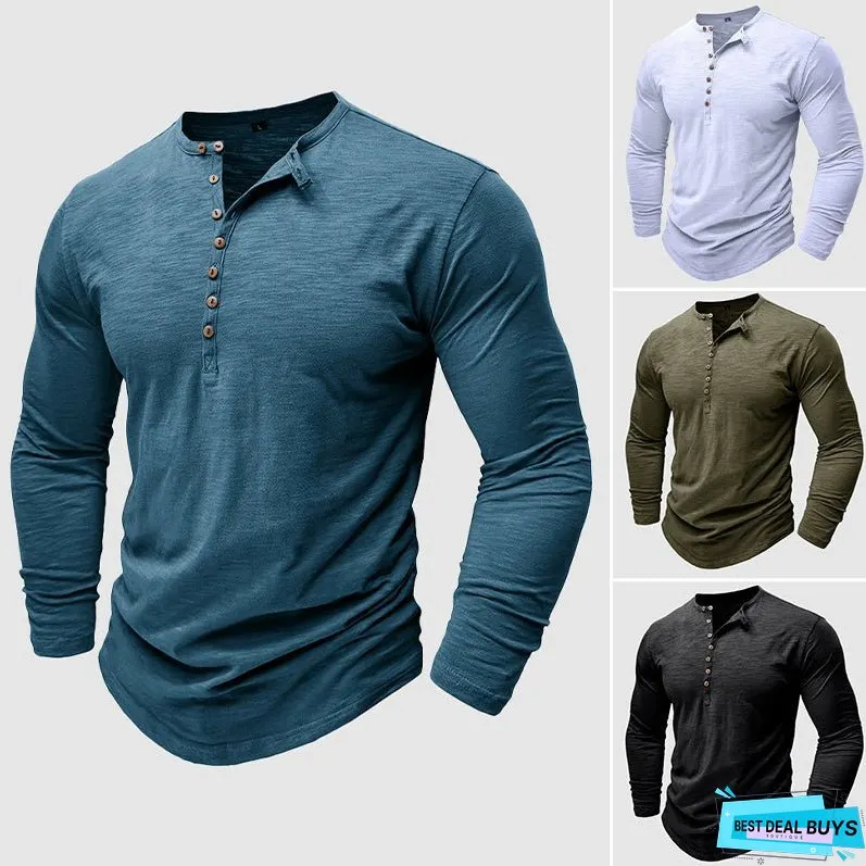 Blade Cotton Henley Shirt
