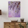 Kits d&rsquo;art bricol&eacute;s en perles perl&eacute;es violettes pour adultes d&eacute;coration murale avec cadre 30x40cm