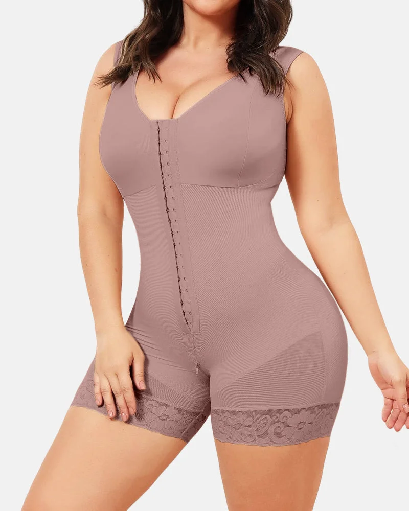 🔥🔥 Extra Plus Size Shaper Bodysuit Tummy Control Shapewear With Bra