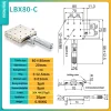 Precision micro-adjustment XY axis displacement platform, stainless steel LBX/LBY-40/50/60/70/80/100 manual slide