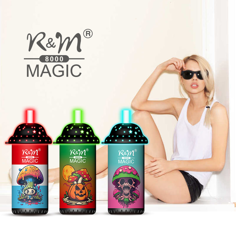 R&M CRYSTAL 9000 Puffs Disposable  Vape Wholesale R&M OPVape
