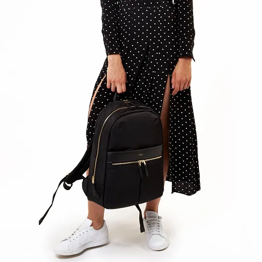 backpack with leather boot Men's Perfecto Backpack in Black Matte Leather