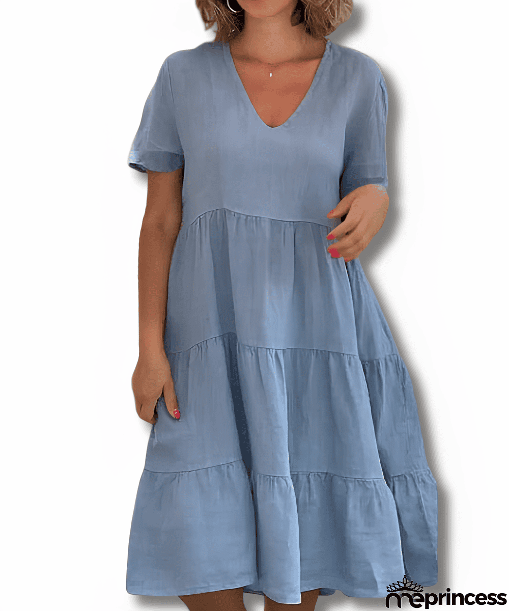 Virella Cotton Linen Dress